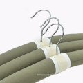 Soft Fabric Swatch Hangers Cotton Fabric Sample Hanger Display Padded Satin Clothes Hangers